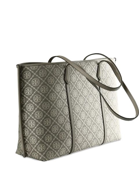 Tory Burch monogram print tote bag - Grey - zdjęcie produktu nr 1