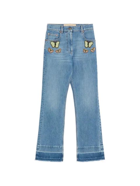 Valentino Garavani embroidered jeans - Blue - zdjęcie produktu nr 1