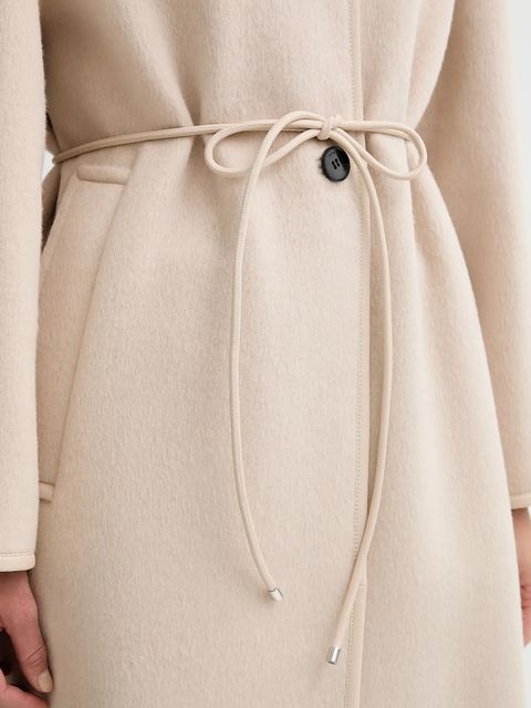 Liviana Conti płaszcz z dodatkiem wełny