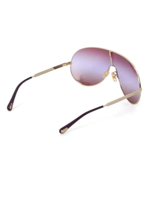 Chloé Eyewear Aly sunglasses - Gold - zdjęcie produktu nr 2