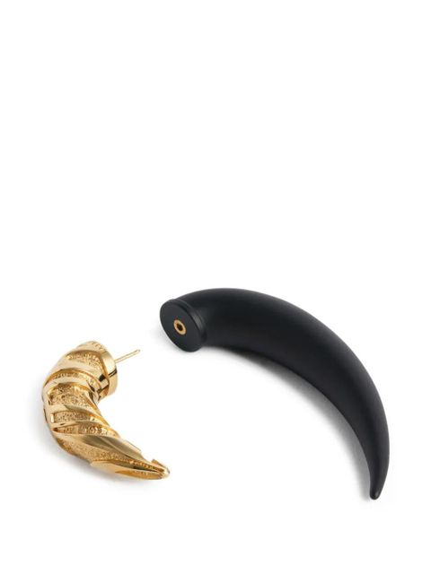 PUCCI horn-shaped earring - Gold