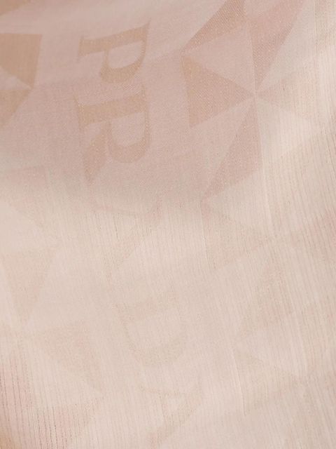 Prada logo-jacquard scarf - Pink - zdjęcie produktu nr 2