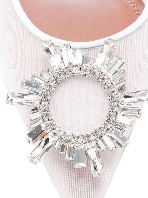 Amina Muaddi Begum pumps - White