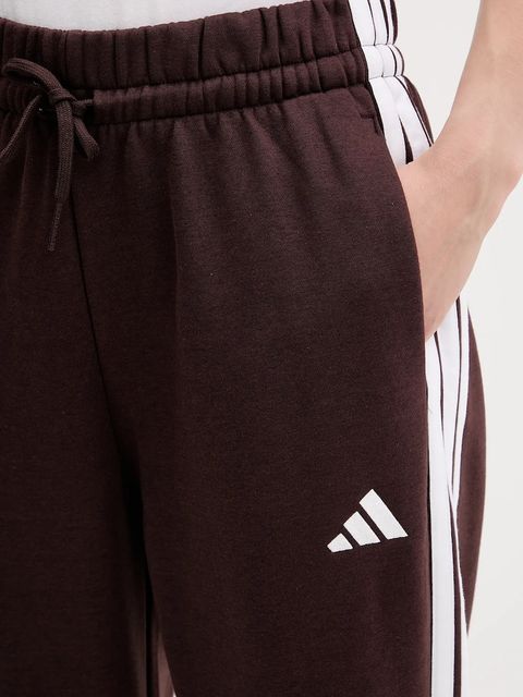 adidas spodnie dresowe Essentials damskie kolor brązowy JY3069