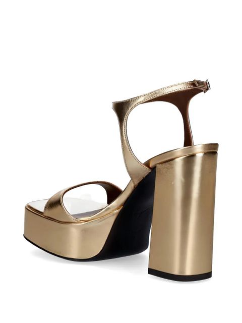 Giuseppe Zanotti platform heeled sandals - Gold