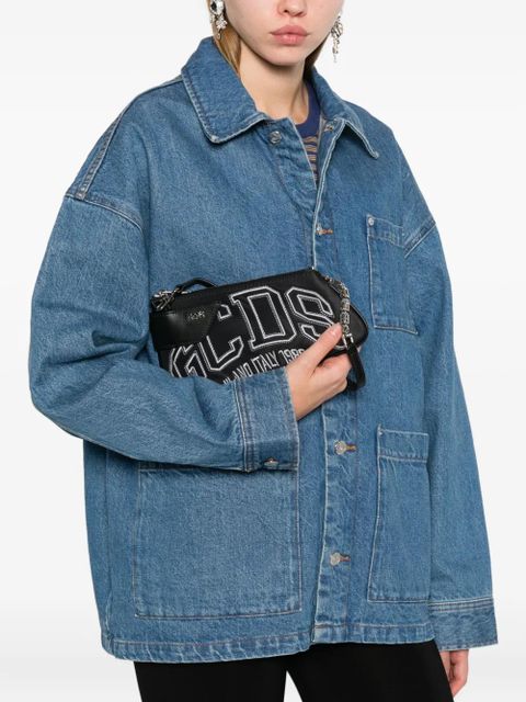 GCDS Comma Notte shoulder bag - Black