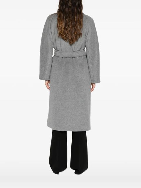 Max Mara double-breasted belted coat - Grey