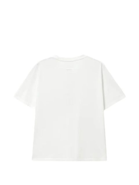 MM6 Maison Margiela logo-print T-shirt - White