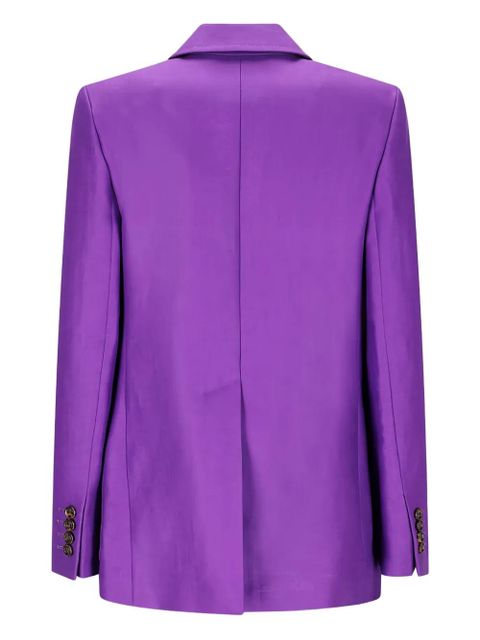 Max Mara single-breasted blazer - Purple - zdjęcie produktu nr 2