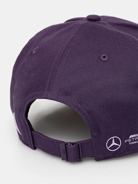 adidas czapka z daszkiem bawełniana x Mercedes kolor fioletowy JZ2547 - zdjęcie produktu nr 2