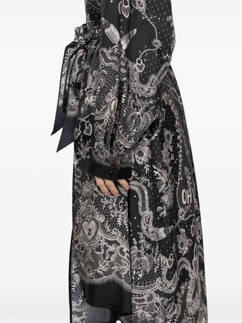 ZIMMERMANN crush shirt dress - Black