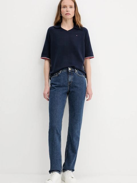 Tommy Hilfiger jeansy damskie medium waist WW0WW45672 - zdjęcie produktu nr 2