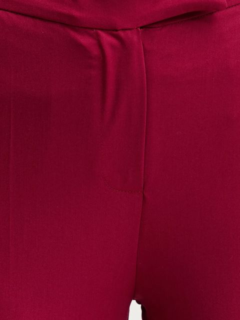 Answear Lab spodnie damskie kolor różowy dzwony medium waist - zdjęcie produktu nr 2