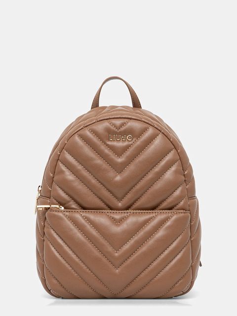 Liu Jo plecak damski kolor brązowy mały gładki AF5186.E0426 - zdjęcie produktu nr 1