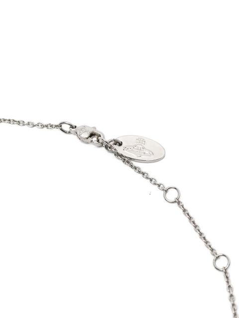Vivienne Westwood Ariella light green pendant necklace - Silver