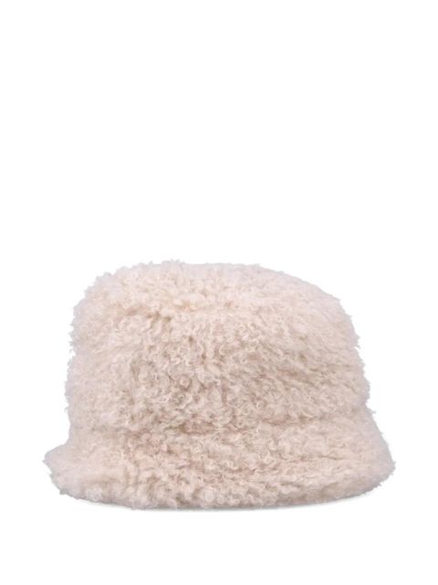 Moncler textured bucket hat - Neutrals