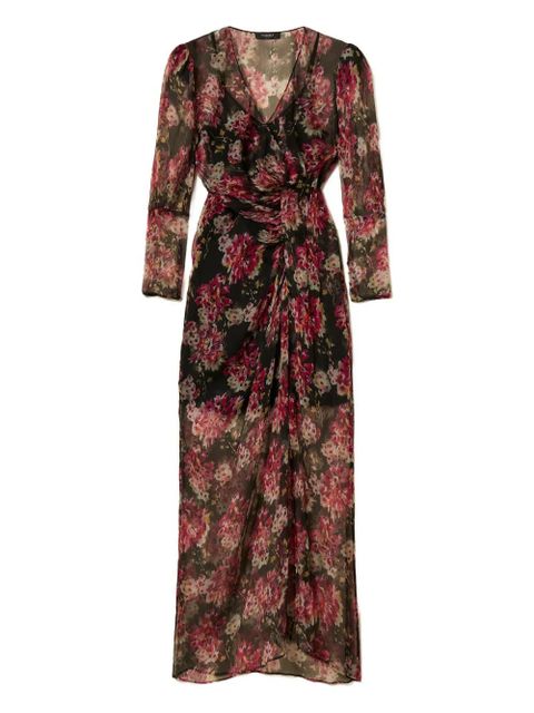 TWINSET floral-print maxi dress - Red - zdjęcie produktu nr 1