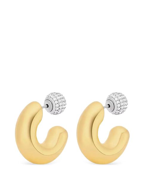 Michael Kors beaded-hoop earrings - Gold - zdjęcie produktu nr 1