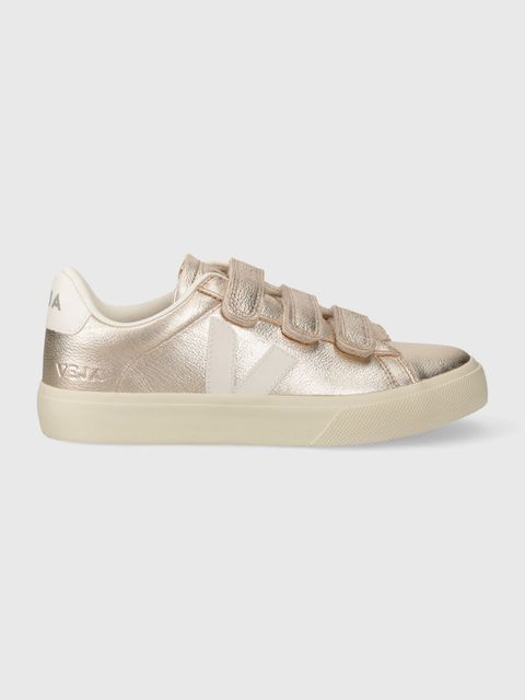 Veja sneakersy skórzane Recife Logo kolor złoty RC0502418