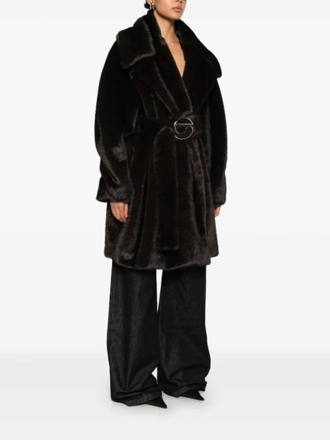 Coperni belted coat - Brown