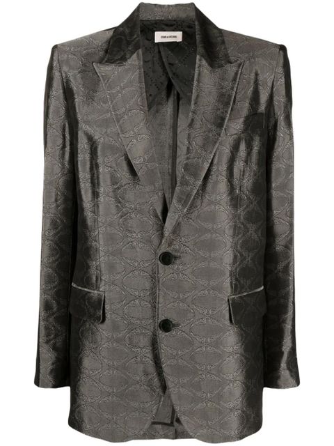 Zadig&Voltaire Vegy jacquard blazer - Silver - zdjęcie produktu nr 1