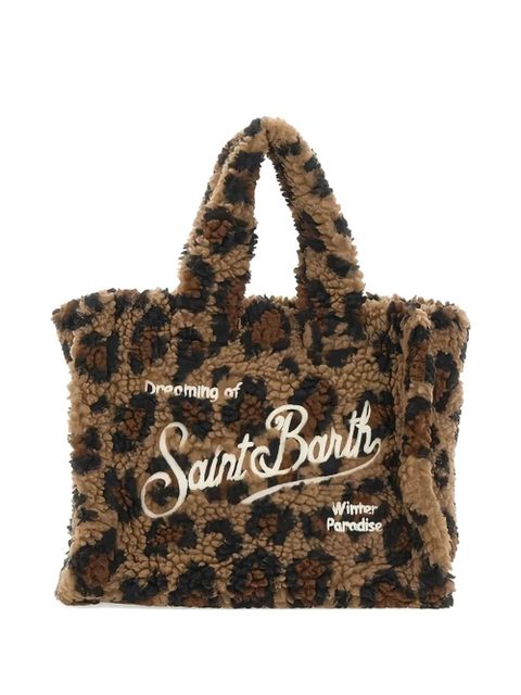 MC2 Saint Barth animal-print tote bag - Brown - zdjęcie produktu nr 1