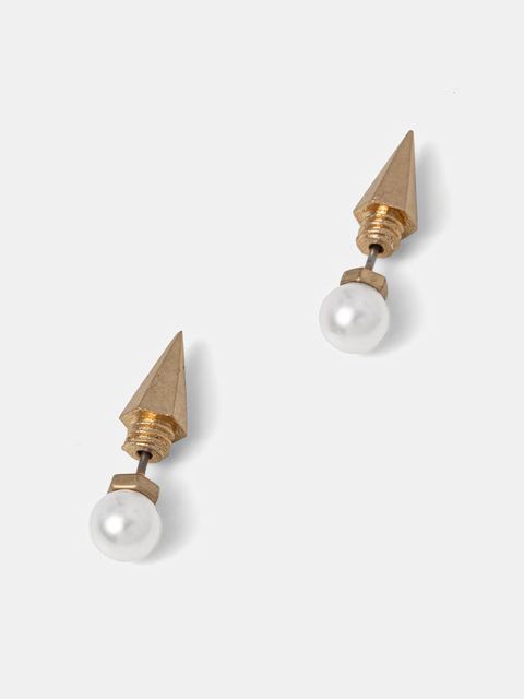 AllSaints kolczyki damskie metalowe - zdjęcie produktu nr 2