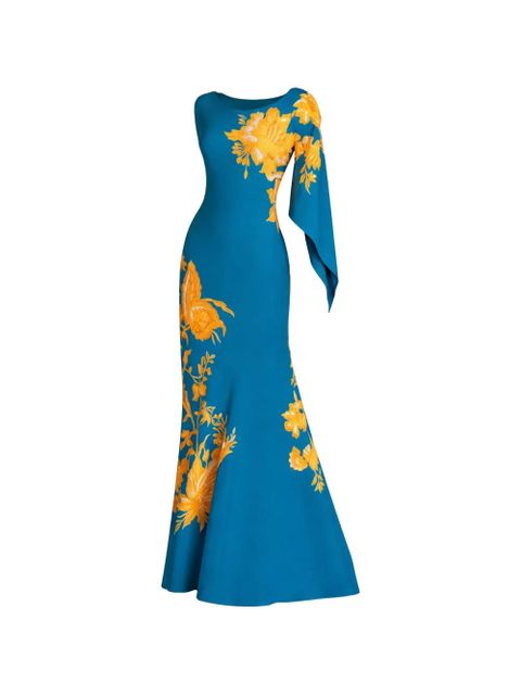ETRO floral-print maxi dress - Blue - zdjęcie produktu nr 1