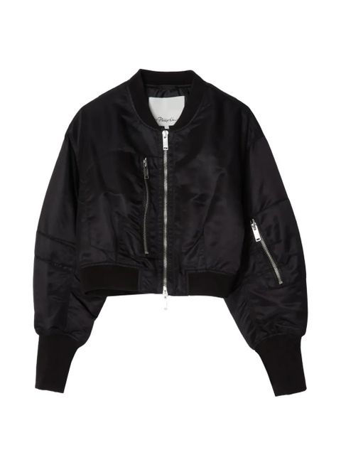 3.1 Phillip Lim zip-up bomber jacket - Black - zdjęcie produktu nr 1