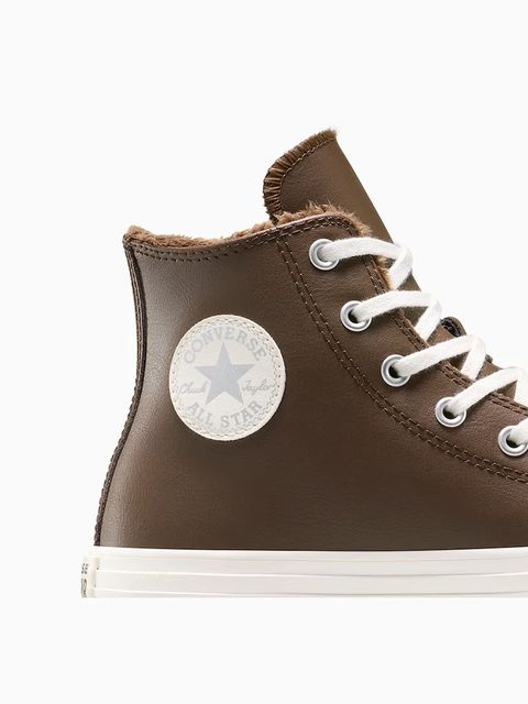 Converse trampki Chuck Taylor All Star Star Eva Lift kolor brązowy A16430C