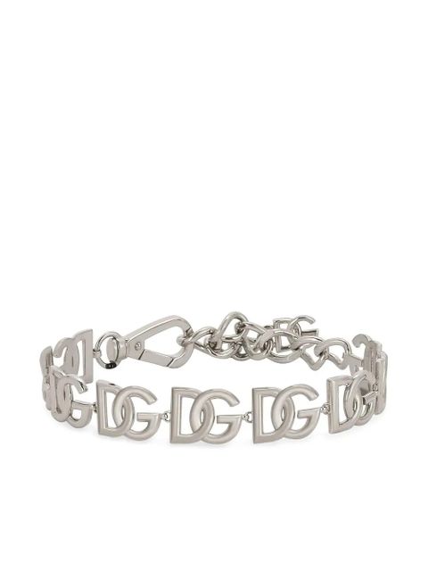 Dolce & Gabbana KIM DOLCE&GABBANA DG-logo choker - Silver