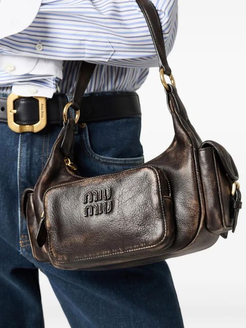 Miu Miu Pocket shoulder bag - Brown