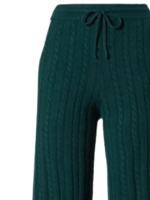 MC2 Saint Barth Dinard cable-knit trousers - Green - zdjęcie produktu nr 2