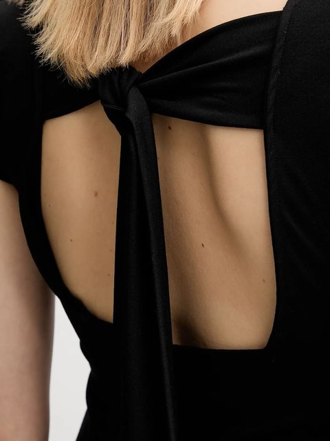 Answear.LAB sukienka kolor czarny maxi dopasowana