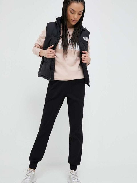 The North Face bezrękawnik 1996 RETRO NUPTSE VEST damski kolor czarny zimowy NF0A3XEPLE41