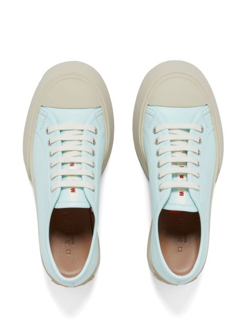 Marni Pablo leather flatform sneakers - Blue