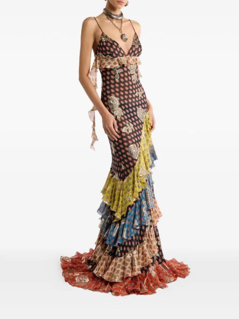 ETRO paisley-print maxi dress - Black - zdjęcie produktu nr 2