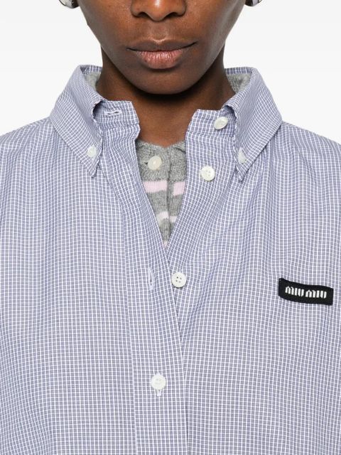 Miu Miu button-fastening shirt - Blue