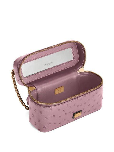 Dolce & Gabbana textured shoulder bag - Pink