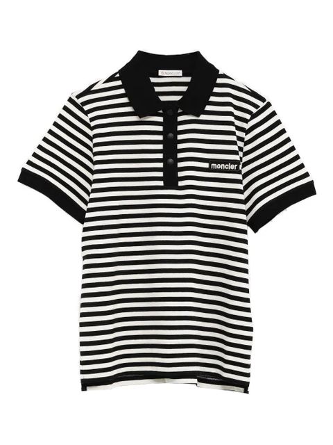 Moncler striped polo shirt - Black - zdjęcie produktu nr 1