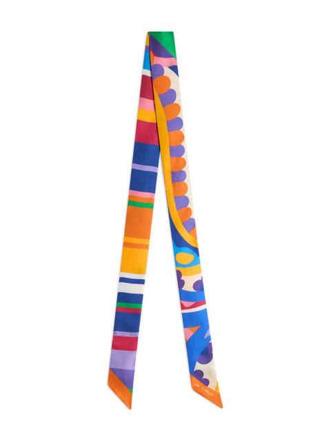 ETRO paisley motif silk scarf - Blue - zdjęcie produktu nr 1