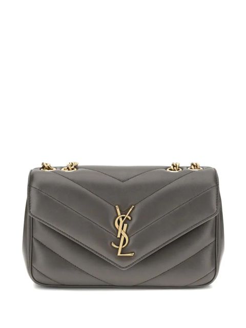 Saint Laurent small Loulou shoulder bag - Grey - zdjęcie produktu nr 1
