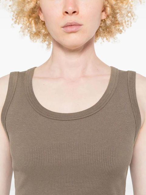 AGOLDE ribbed tank top - Green