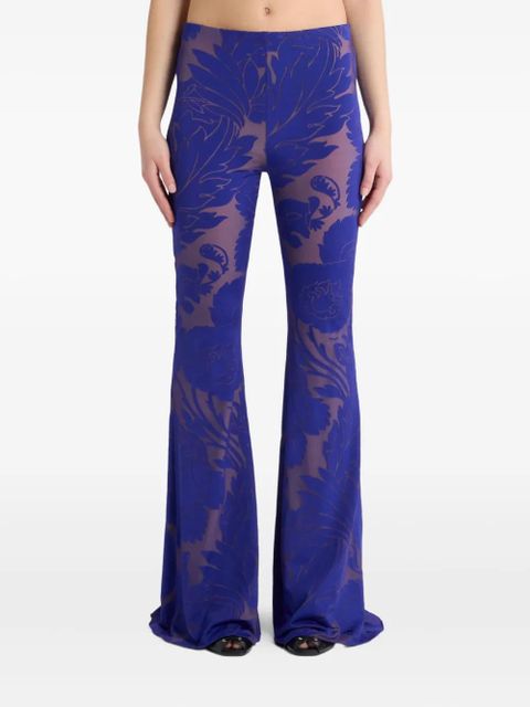 ETRO flared trousers - Blue