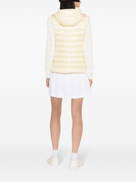 Moncler Glygos hooded puffer gilet - Yellow - zdjęcie produktu nr 2