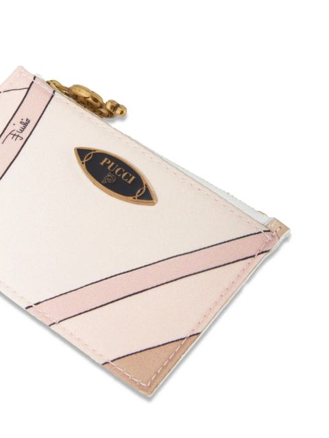 PUCCI Iride-print card holder - Neutrals