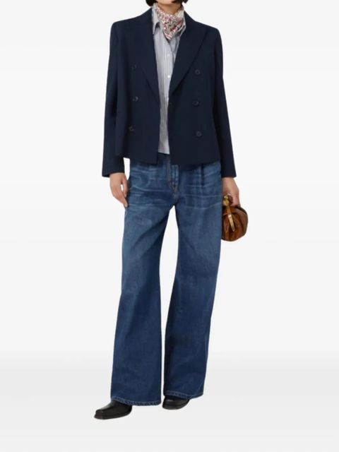 Weekend Max Mara TAPPETO double-breasted button jacket - Blue - zdjęcie produktu nr 2