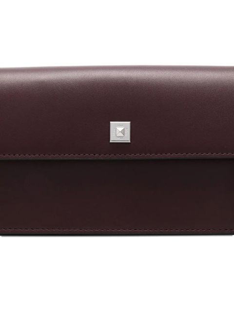 Max Mara Busta leather clutch - Red