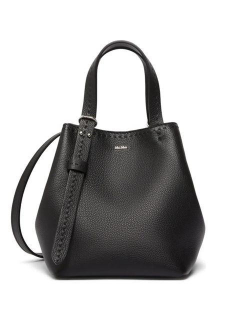 Max Mara top-handles leather tote bag - Black - zdjęcie produktu nr 1