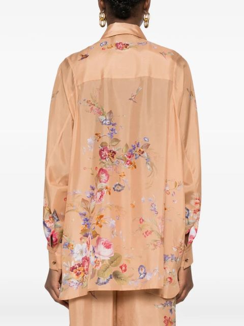 ZIMMERMANN Patience floral shirt - Neutrals